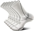 BULLIANT Compression Socks for Men 6Pairs, Athletic Crew Socks Cushioned For by BULLIANT
