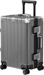 Krute Carry On Luggage 20 inch Aluminum Frame Suitcase by Krute