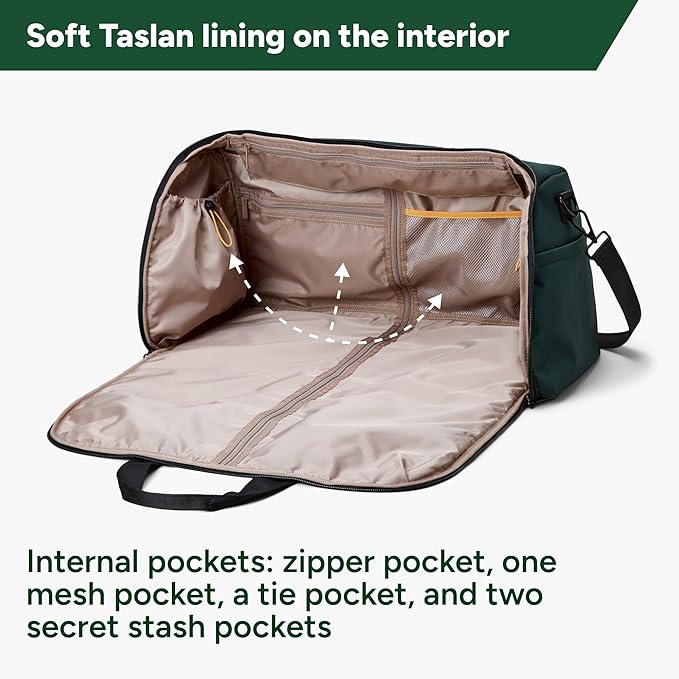 Halfday Convertible 2-in-1 Premium Garment Duffel Weekender Bag 45L | - Image 3