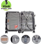 TRAVELKING All Aluminum Carry On Luggage - Image 5