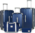Romswi Suitcase Set with TSA Lock Cup Holder, Hardside Spinner Suitcase with by Romswi