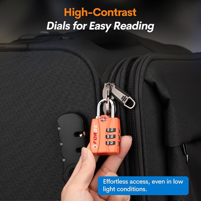 Forge TSA Luggage Combination Lock - Image 5