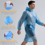 Bruvoalon 6 & 20 Pack Disposable Rain Ponchos - Image 3