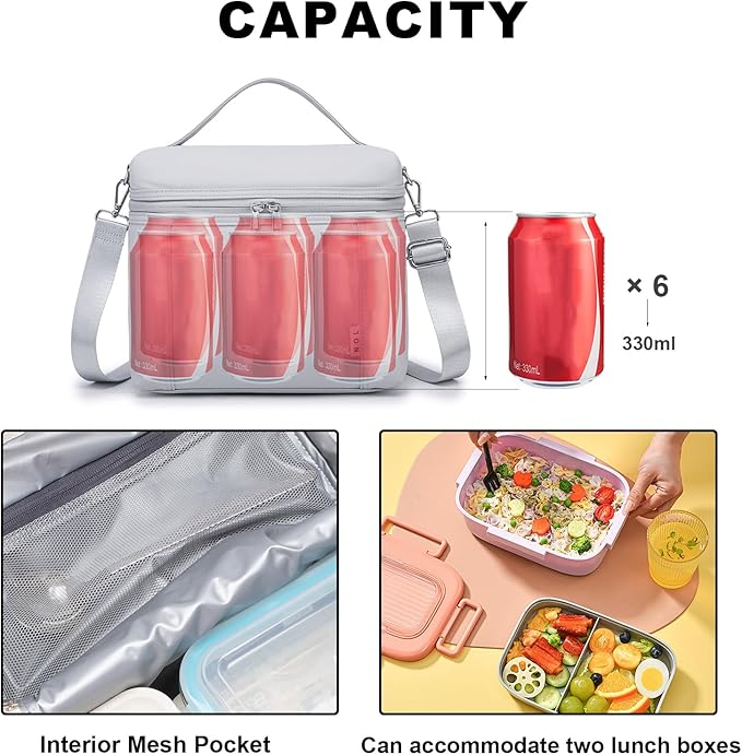 NOL Natural Organic Lifestyle Insulated Lunch Bags - Image 8