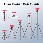 Avella Mini Carbon Fiber Camera Tripod MP20C, Portable Lightweight Tabletop - Image 5