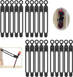 UMUST Silicone Cable Ties, Reusable Cable Management Organizer, Cord Tie by ELECTRONICACCESSORIES