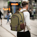 Mactso Canvas Travel Laptop Backpack - Image 7