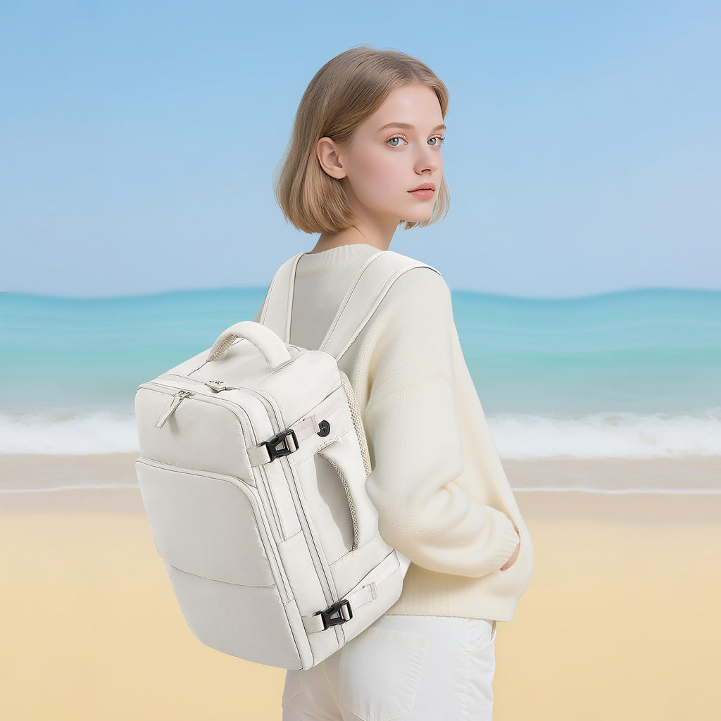 Travel Backpack (Beige / X-Large)