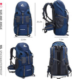 Bseash 50L Hiking Backpack, Water Resistant Lightweight Outdoor Sport Daypack - Image 2