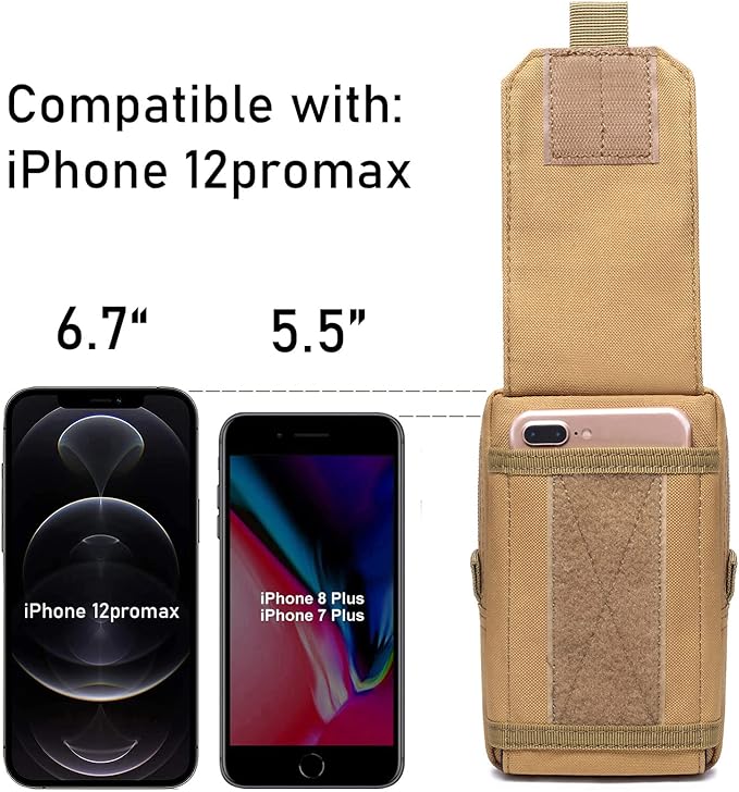 Tactical Molle EDC Pouch Cellphone Pouch Holder Utility Gadget Organizer Bag - Image 4