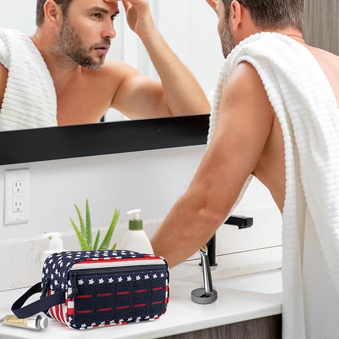 QT&QY Tactical Toiletry Bag For Men Hygiene Bag EDC Military Tool Molle Pouches - Image 6