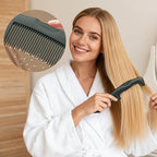 Dandruff Comb Green Upgraded Fine Tooth Scalp Detox Comb Lice for Women, Men & Kids Scalp Detoxing, Sweep & Massage Hair Brush Tool with Elegant Box for Hair Care
