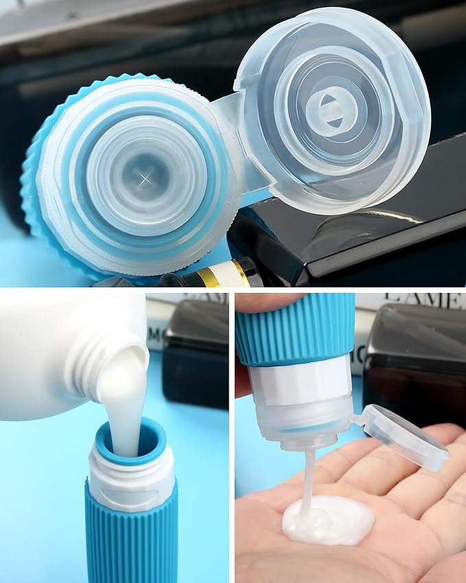 Travel Bottles for Toiletries 8 Pack, TSA Approved 3 oz Travel Containers - Image 2