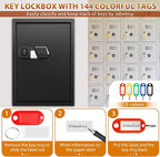 144 Keys Fireproof Cabinet Safe - Image 5