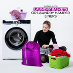 Laundry Bag with Locking Closure Drawstring – Extra Large Heavy Duty 100% Nylon - Image 3