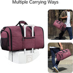 Hanke Carry on Garment Bags for Travel, Convertible Duffle Bag Luggage Bag - Image 7