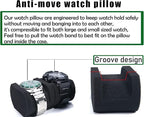 Hard Watch Travel Case, 3 slots Watch Roll Case Storage and Organizer - Image 4