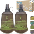 UTOBEST 200ml Soft Flask, 2 Pack Flexible TPU Hydration Water Bottle, by UTOBEST