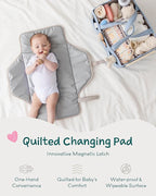 Lily Miles Baby Changing Pad Portable, Diaper Changing Mat - Image 2