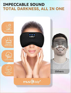 MUSICOZY Sleep Headphones Bluetooth 5.4 Headband Sleeping Eye Mask - Image 5