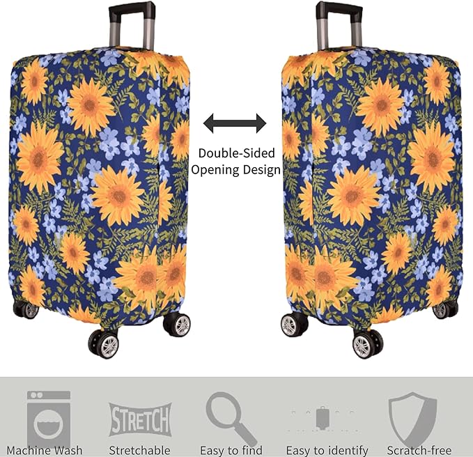 7-Mi Luggage Cover£¬ Suitcase Covers 19-30 Inch Expandable Anti-Scratch Luggage - Image 2