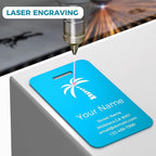 Personalized Luggage Tags, Custom Luggage Tags 4 Pack TSA Approved Double Sided - Image 3