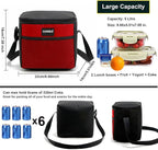 6 Can/5L Lunch Bag for Women Men Portable Lunch Box Small Cooler Bag Soft - Image 3