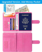 Passport Holder Cover Wallet RFID Blocking Leather Card Case Travel Accessories - Image 4