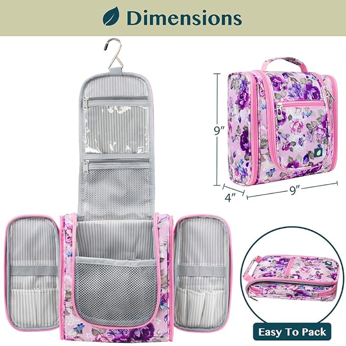 PAVILIA Toiletry Bag Travel Bag - Image 3