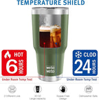WETOWETO 30oz Stainless Steel Tumbler, Insulated Coffee Tumbler Cup - Image 5