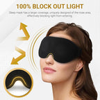 3D Sleep Mask with Travel Storage Bag – Blackout Eye Mask - Image 4