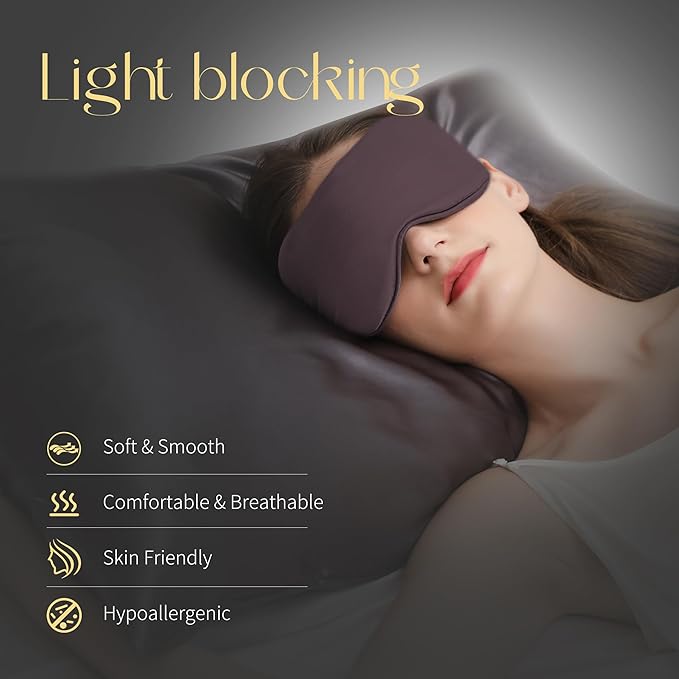 ZIMASILK Adjustable 100% 22 Momme Mulberry Silk Sleep Mask - Image 3
