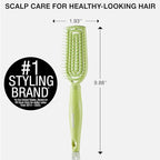 Conair Scalp Care Detangling hairbrush - Curly Hair Brush - Scalp Massager - hairbrushes for women & men - detangler for all lengths - can use wet or dry - Slim