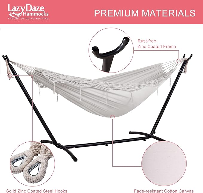Lazy Daze Hammocks 9FT Double Hammock - Image 2