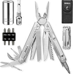 SHALL Multi Tool, 18-in-1 Multitool Pliers, Stainless Steel Multi-tool Pocket by SHALL