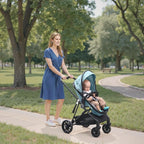 Lite 2.0 Baby Stroller with Newborn Mode, 2-in-1 Foldable Infant Stroller with - Image 6