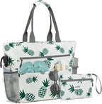 G4Free Beach Bag, Waterproof Sandproof Beach Tote Bag, Large Capacity Foldable by G4Free
