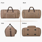 Felipe Varela 60L Duffle Bag for Men, Large Expandable Canvas Duffel Bag for - Image 3