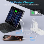 USB C Fast Charger Block, iPhone Charger Fast Charging Blocks 40W Multi Port - Image 3