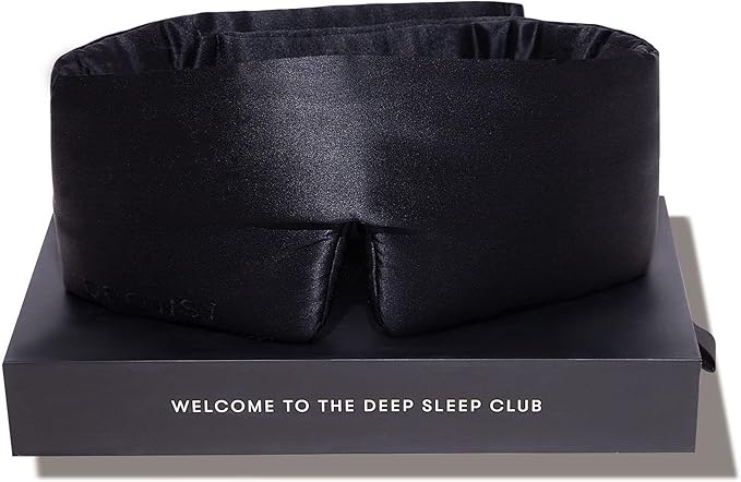 DROWSY Silk Sleep Mask. Face-Hugging, Padded Silk Cocoon by Drowsy