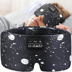 LC-dolida Sleep Mask with Bluetooth Headphones, Extra Large Silk Eye Mask - Image 8