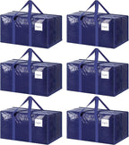 6 Pack Extra Heavy Duty Large Moving Bags by Fygrip