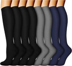 ACTINPUT 8 Pairs Compression Socks by ACTINPUT