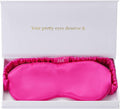 Silk Sleep Mask Light Blocking Luxury 100% Mulberry 19mm Silk Eye Mask Eye by YanserSelection