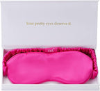 Silk Sleep Mask Light Blocking Luxury 100% Mulberry 19mm Silk Eye Mask Eye by YanserSelection