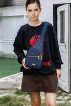 Small Sling Bag For Women Men Casual Crossbody Sling Backpack - Image 3