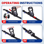 MOCA Heavy Duty Ratchet Tie Down Straps - Image 8