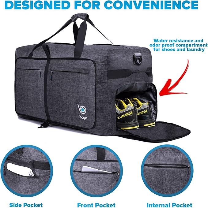 Bago Large Foldable Duffel Bags - Image 5