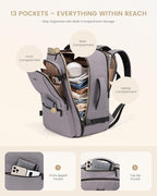 LOVEVOOK Travel Backpack for Women & Men, 60L Large Carry On Backpack Airline - Image 7