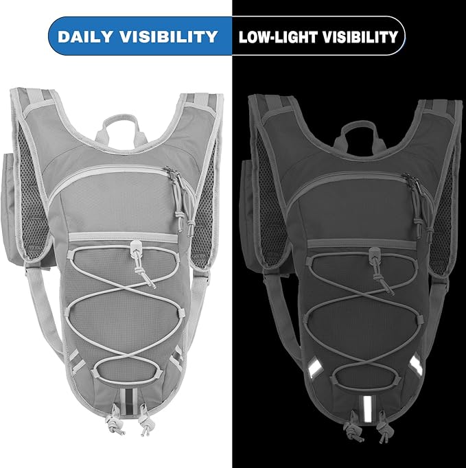 Lightweight Hydration Backpack 2L Water Bladder Pack - Image 3